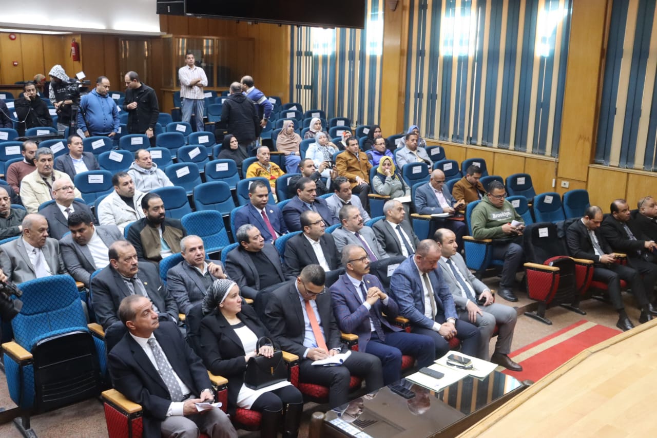 أعضاء الغرفة التجارية بالقليوبية وكبار التجار