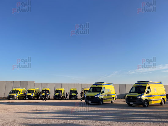 سيارات-الإسعاف-قبل-وصول-المصابين