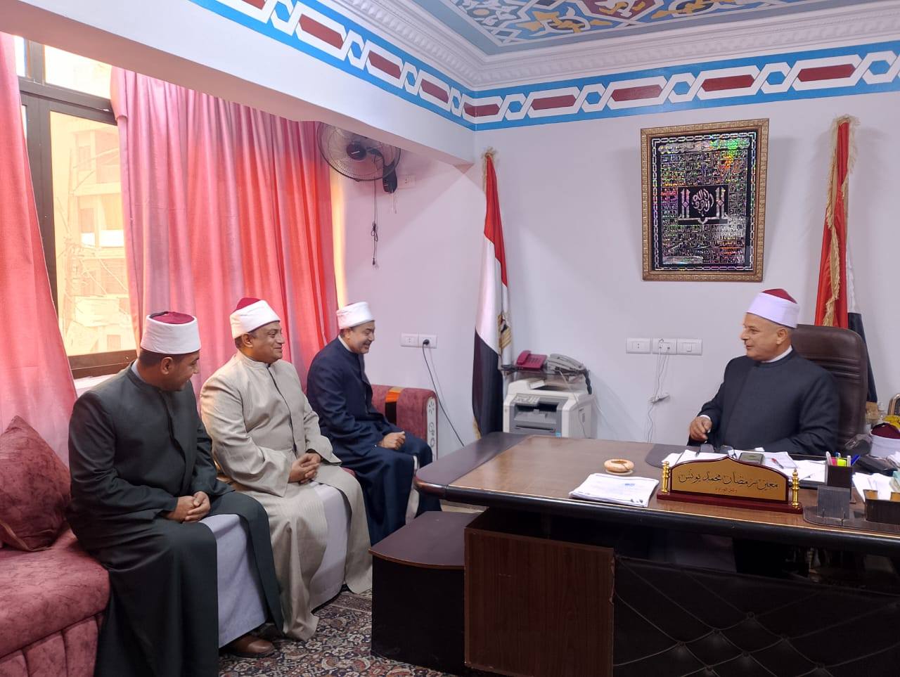 كيل وزاره الاوقاف بكفرالشيخ يتلقي بالائمه الناجحين في مسابقة مبعوثي فريضة الحج