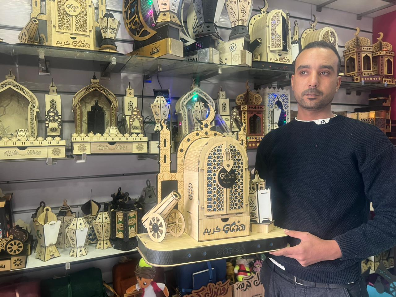 صناعة الفوانيس الأركيت بالفيوم  (7)