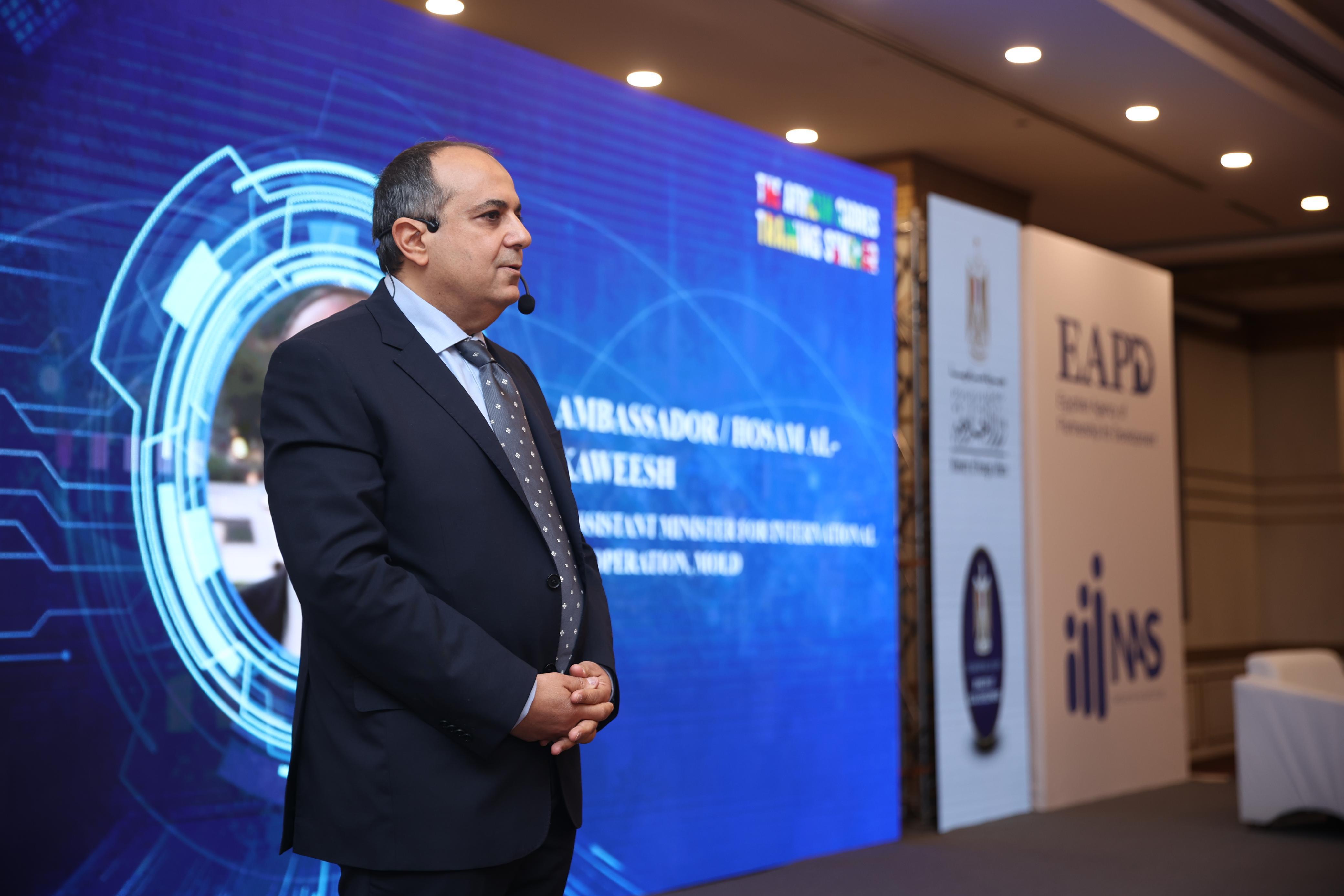 السفير حسام القاويش مساعد وزيرة التنمية المحلية للتعاون الدولي