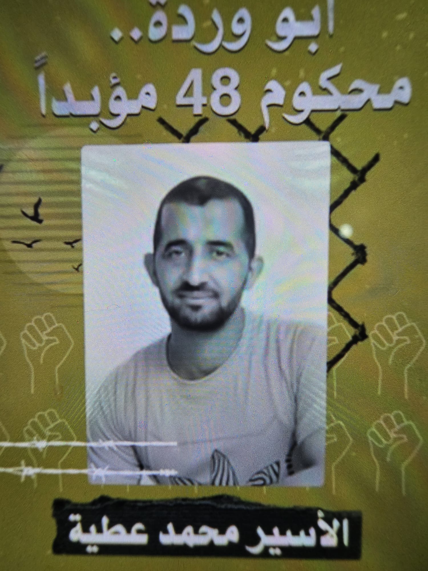 الأسير الفلسطيني المحرر محمد أبو وردة