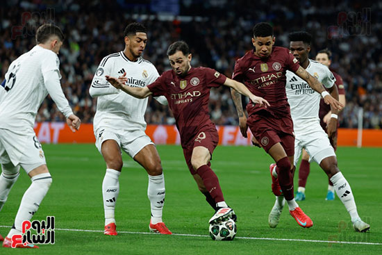 جانب من لقاء ريال مدريد ومان سيتى جانب من لقاء ريال مدريد ومان سيتى