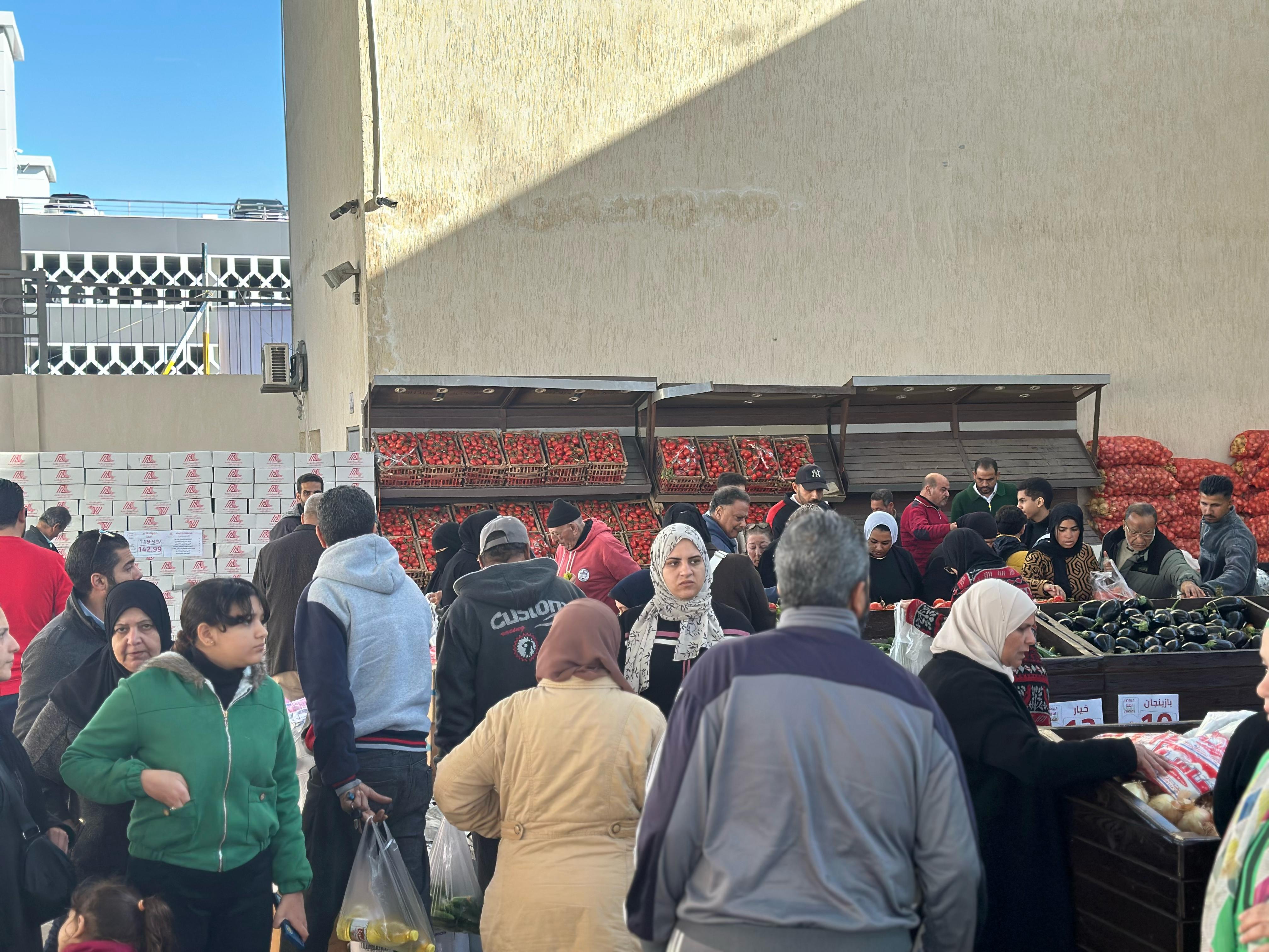 الإقبال علي شراء الخضروات