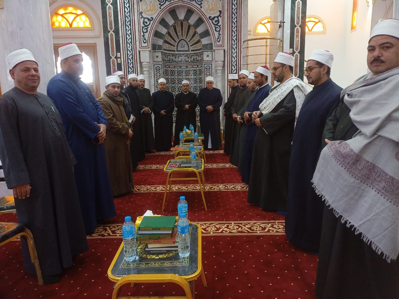 جانب من القافلة الدعوية والتي انطلقت بمساجد الرياض