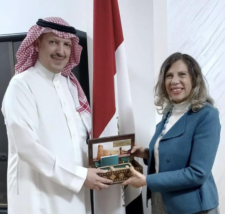 سفير مصر لأرمينيا يستقبل سفير مملكة المملكة العربية السعودية (1)