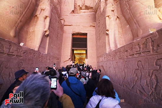 توافد-حركة-السياحة-على-معبد-أبوسمبل توافد-حركة-السياحة-على-معبد-أبوسمبل