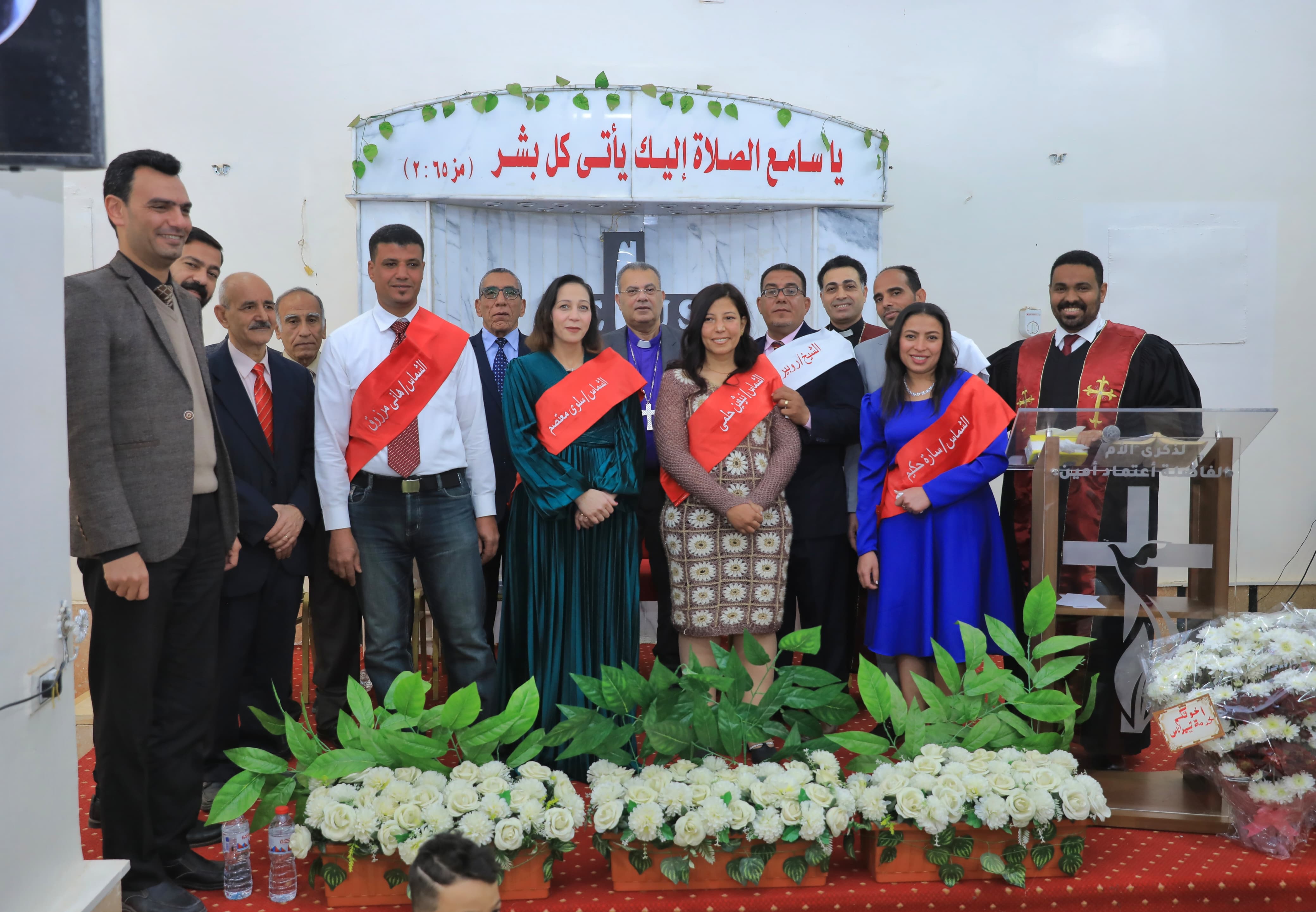 جانب من احتفال الطائفة الإنجيلية جانب من احتفال الطائفة الإنجيلية