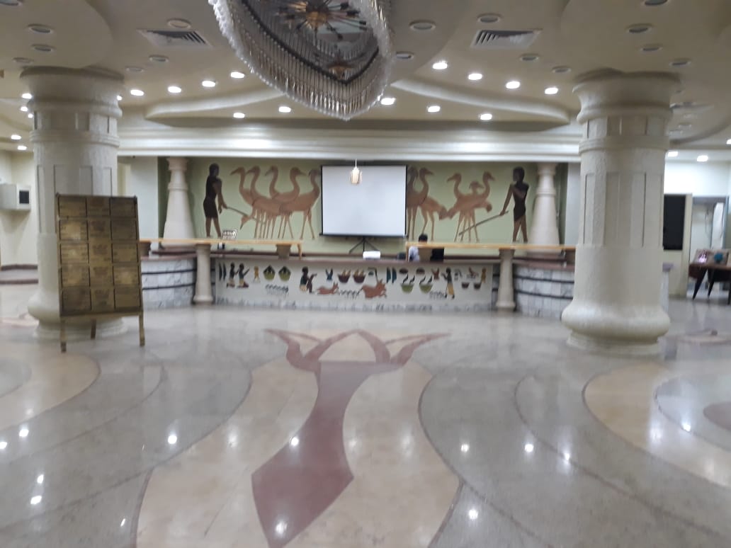 بهو مكتبة مصر العامة بمطروح