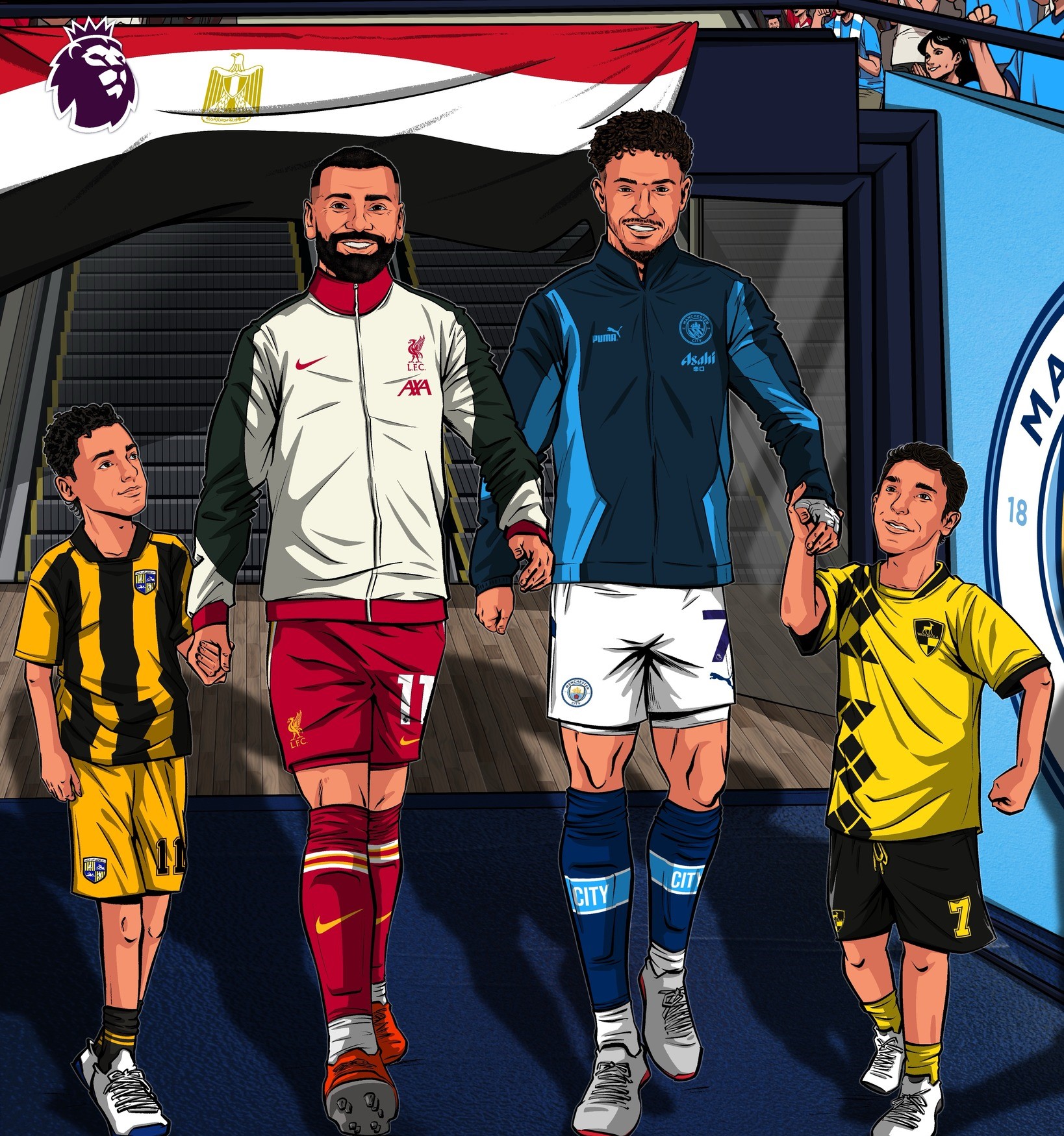 محمد صلاح وعمر مرموش