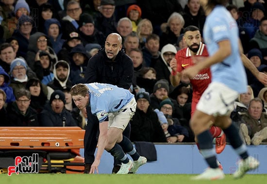 جانب من لقاء مانشستر سيتى وليفربول