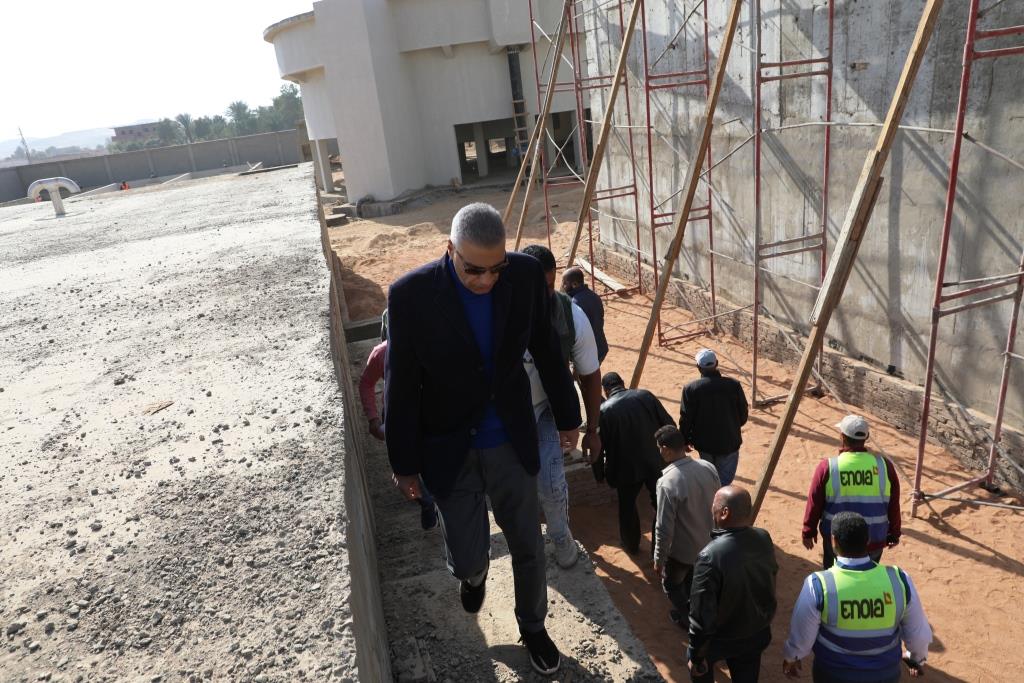 جانب من محطة تنقية المياه الجديدة جانب من محطة تنقية المياه الجديدة