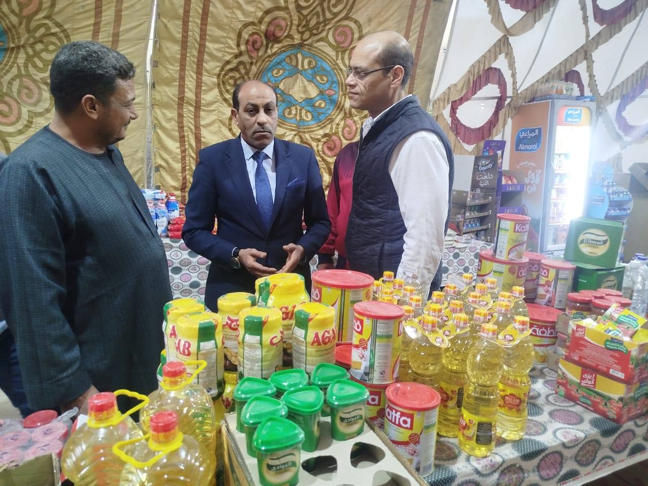 توافر السلع بمعرض أهلاً رمضان بمدينة طيبة الجديدة