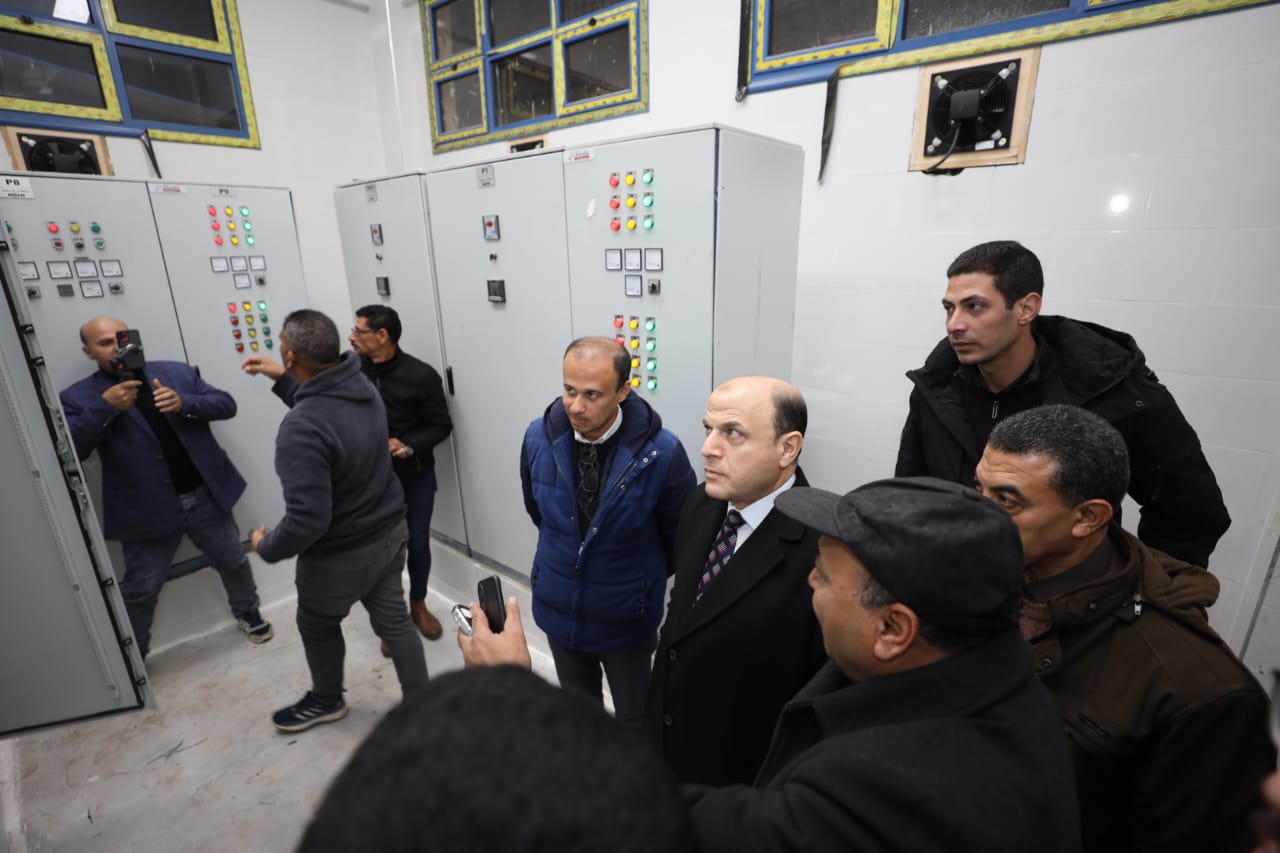 محافظ كفرالشيخ يتفقد محطة رافع صرف صحي برج مغيزل محافظ كفرالشيخ يتفقد محطة رافع صرف صحي برج مغيزل