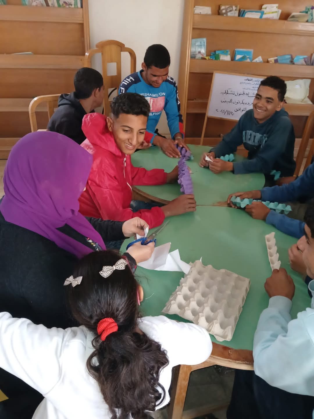 جانب من ورش العمل جانب من ورش العمل