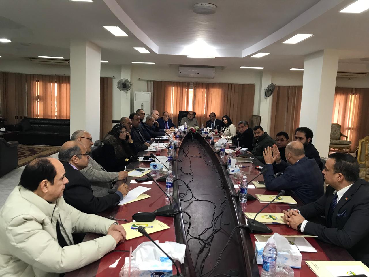 جانب من توقيع البروتوكول