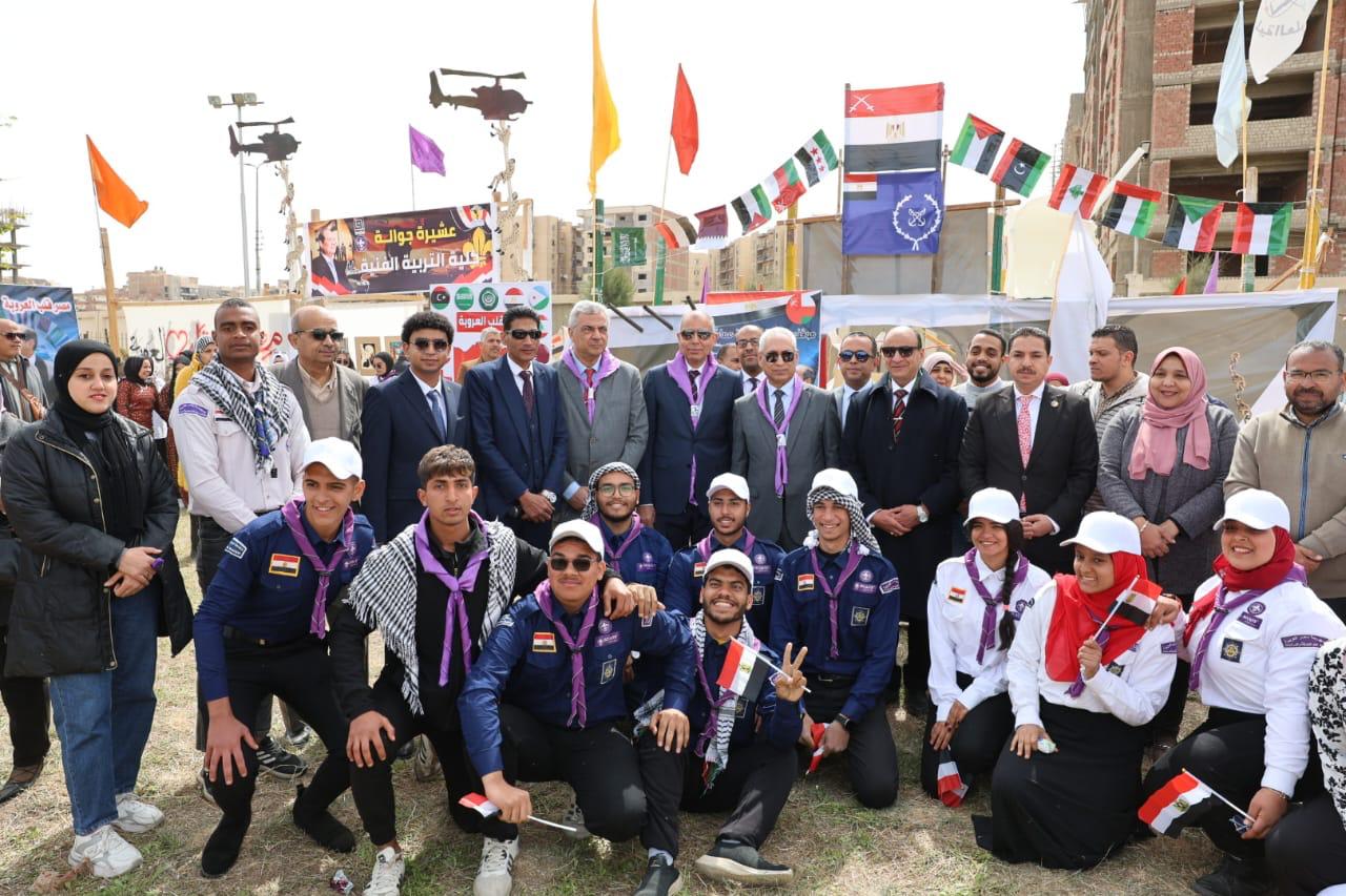 جانب من حضور المحافظ للمهرجان الكشفى (4)