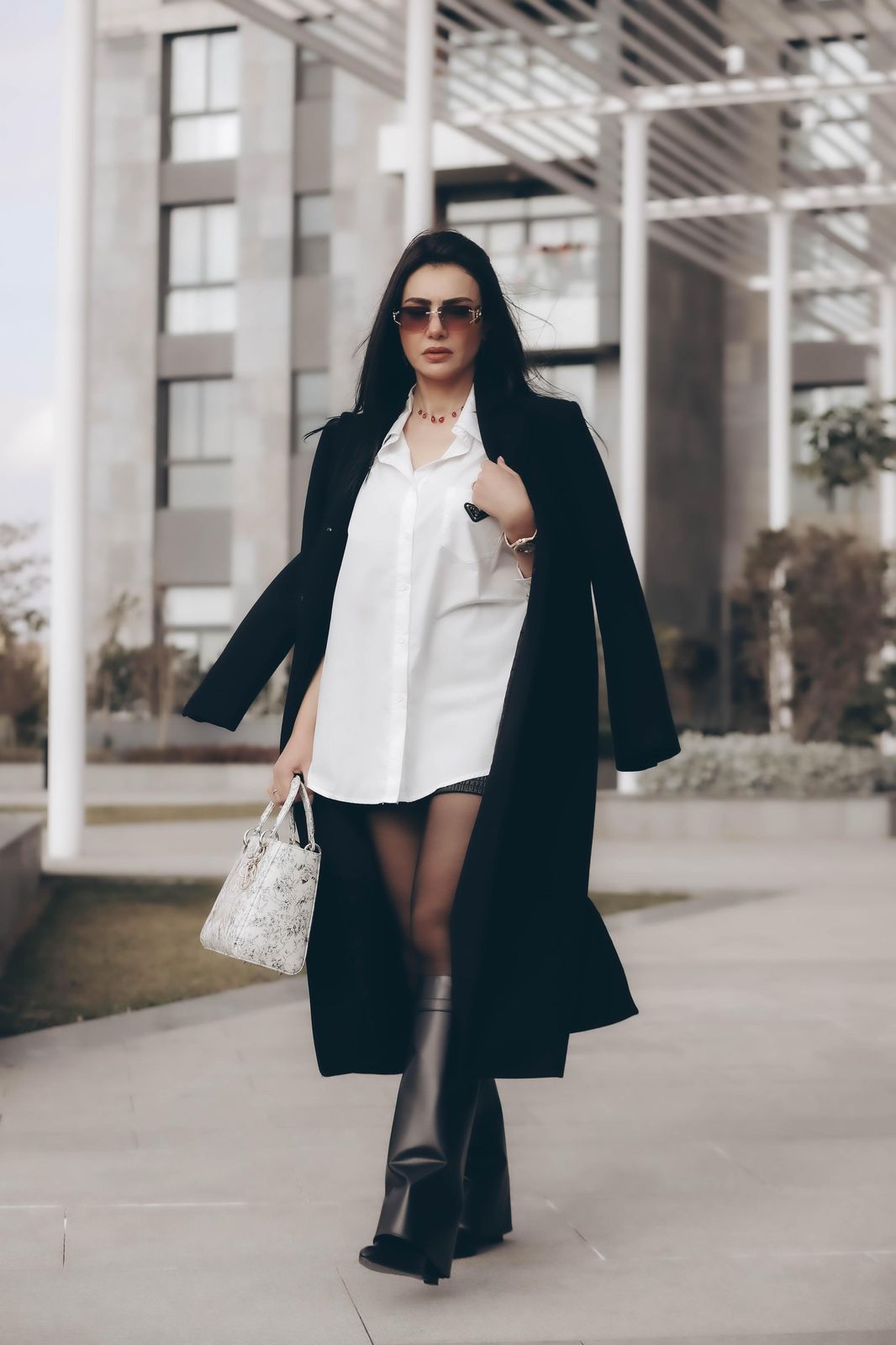 النجمة دينا فؤاد بإطلالة ساحرة (1)