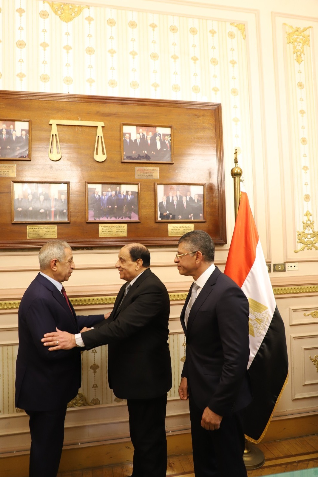 رئيس مجلس القضاء الأعلى يستقبل رئيس الأكاديمية العربية للعلوم 1