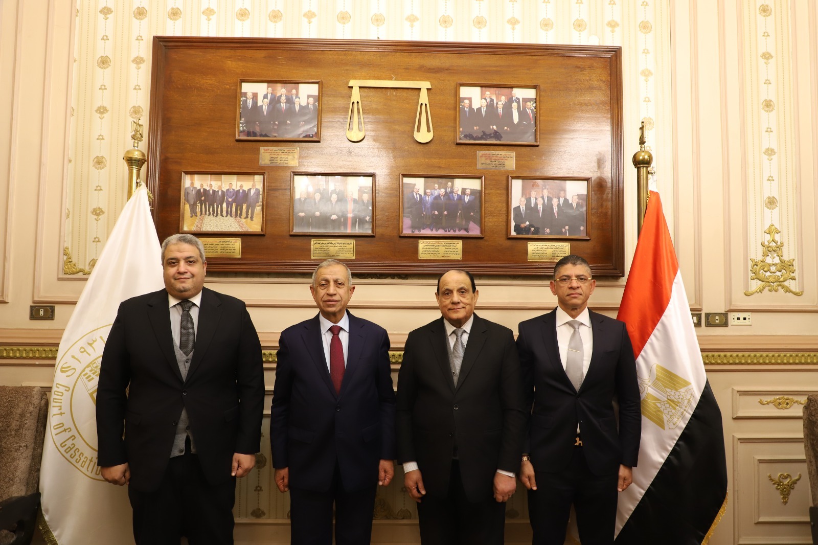 رئيس مجلس القضاء الأعلى يستقبل رئيس الأكاديمية العربية للعلوم
