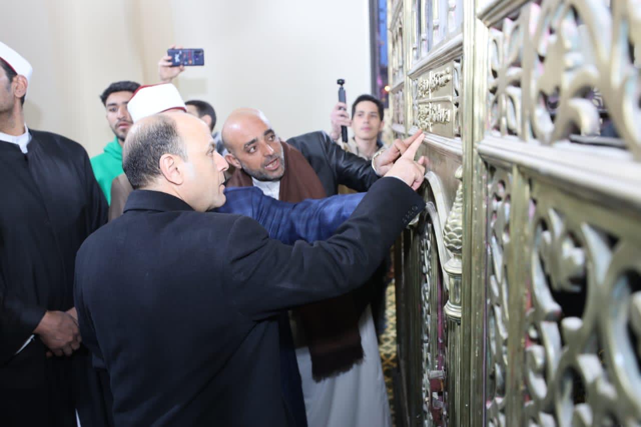 محافظ كفر الشيخ يزور مقام العارف بالله البيلي