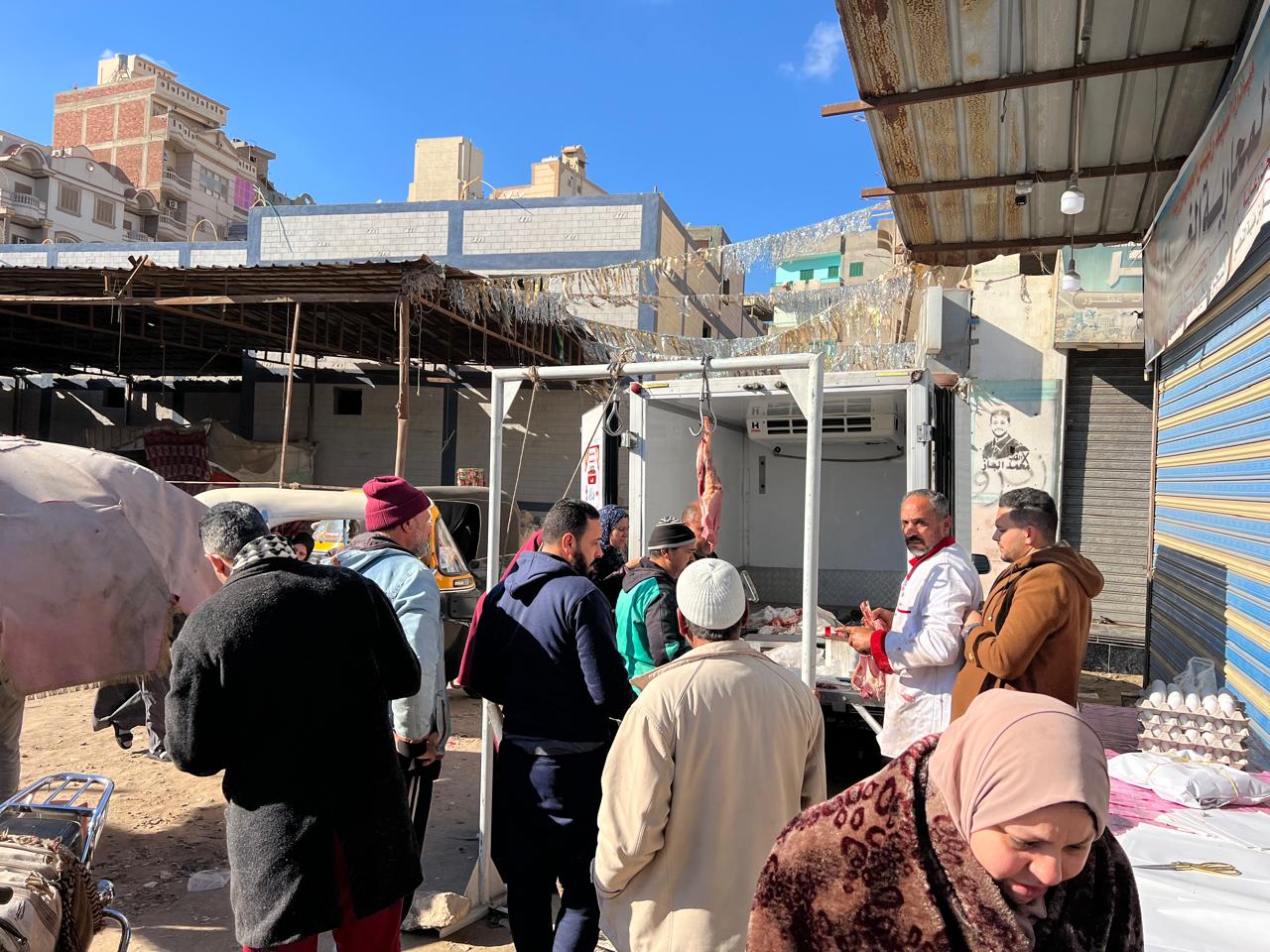 بيع لحوم بلدي للمواطنين بسعر مخفض