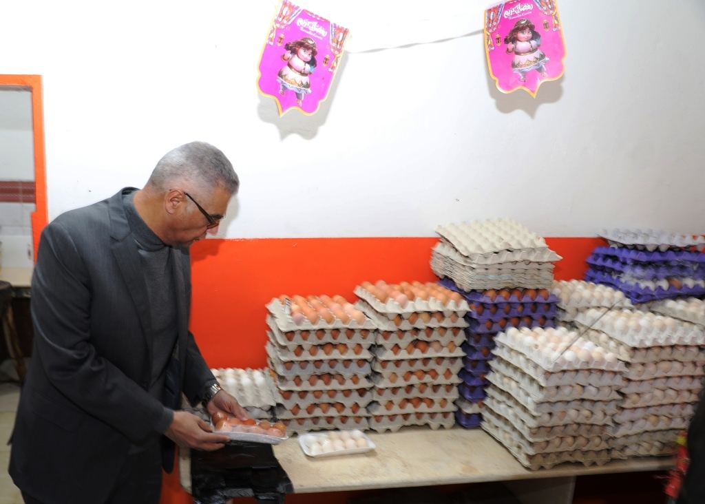 توافر البيض فى المعارض توافر البيض فى المعارض