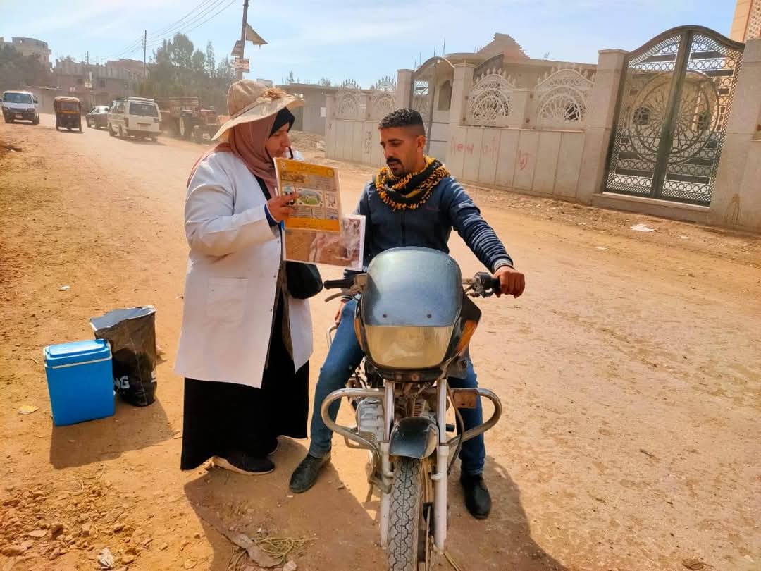 جانب من فعاليات القافلة البيطرية 