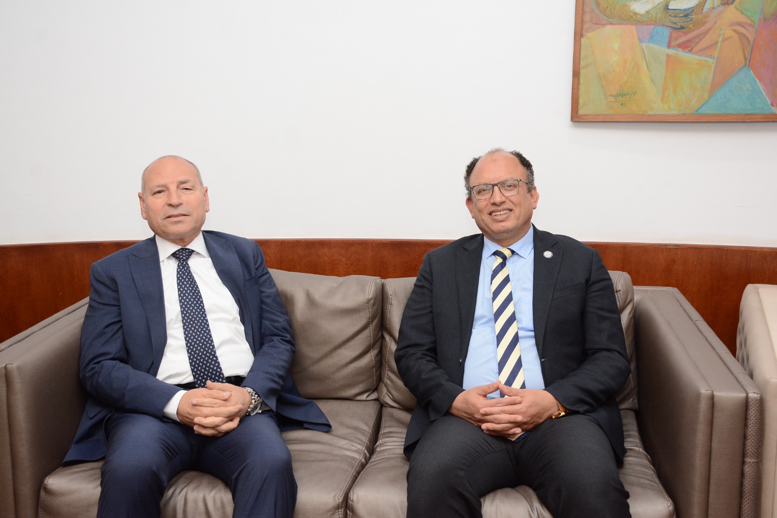 السيد قنديل رئيس جامعة حلوان وإبراهيم صابر محافظ القاهرة السيد قنديل رئيس جامعة حلوان وإبراهيم صابر محافظ القاهرة