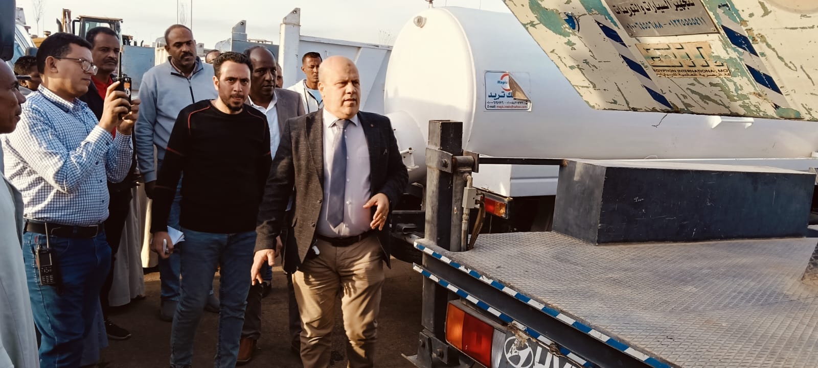 قيادات محافظة أسوان تتفقد جاهزية المعدات قيادات محافظة أسوان تتفقد جاهزية المعدات