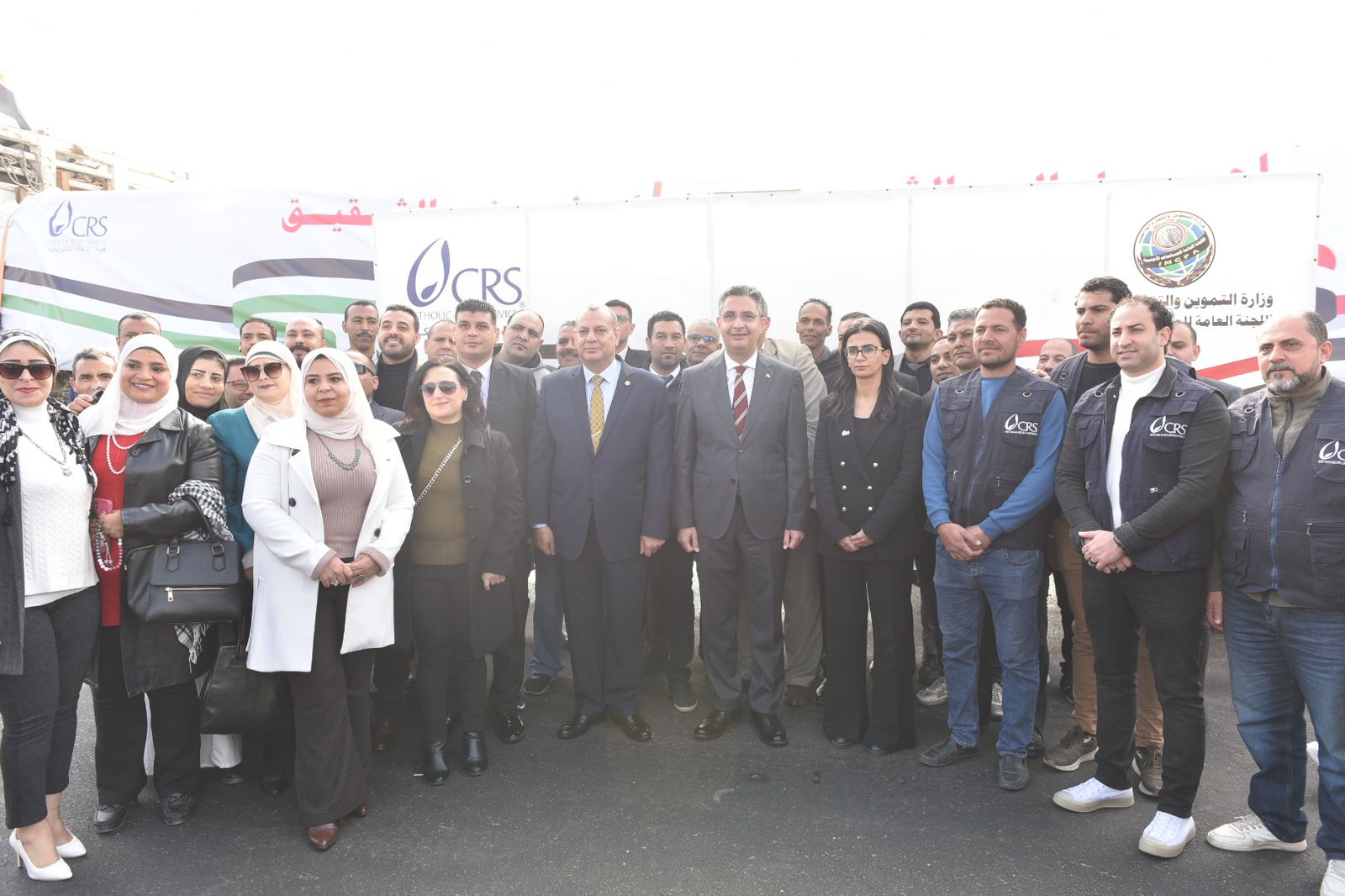 الدكتور شريف فاروق وزير التموين يشهد إطلاق قوافل مساعدات  جديدة لقطاع غزة