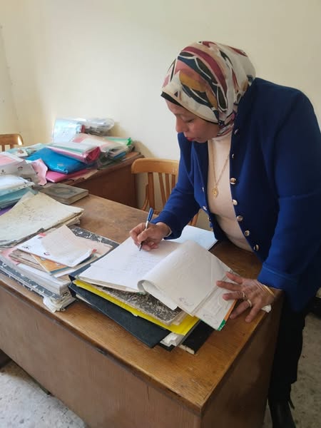 مديرة تضامن القليوبية خلال الجولة