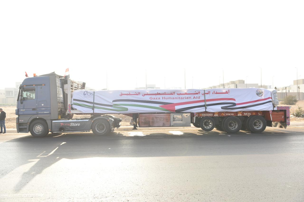 اطلاق قوافل مساعدات لغزة