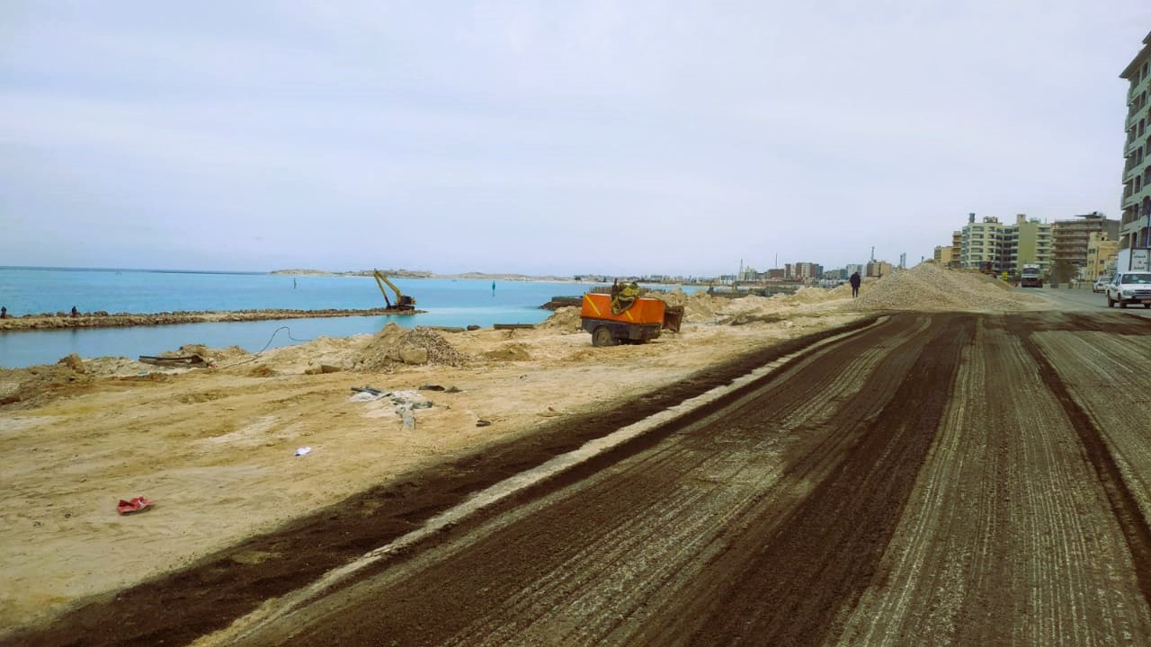 كورنيش مطروح سيصبح اكثر روعة مع بداية المصيف كورنيش مطروح سيصبح اكثر روعة مع بداية المصيف