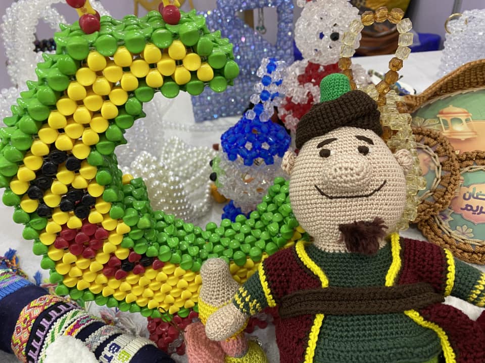 أشغال يدوية تعبر عن شهر رمضان المبارك