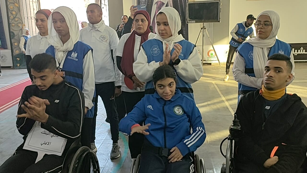 محافظ سوهاج يفتتح بطولة سوبر البوتشيا البارالمبية