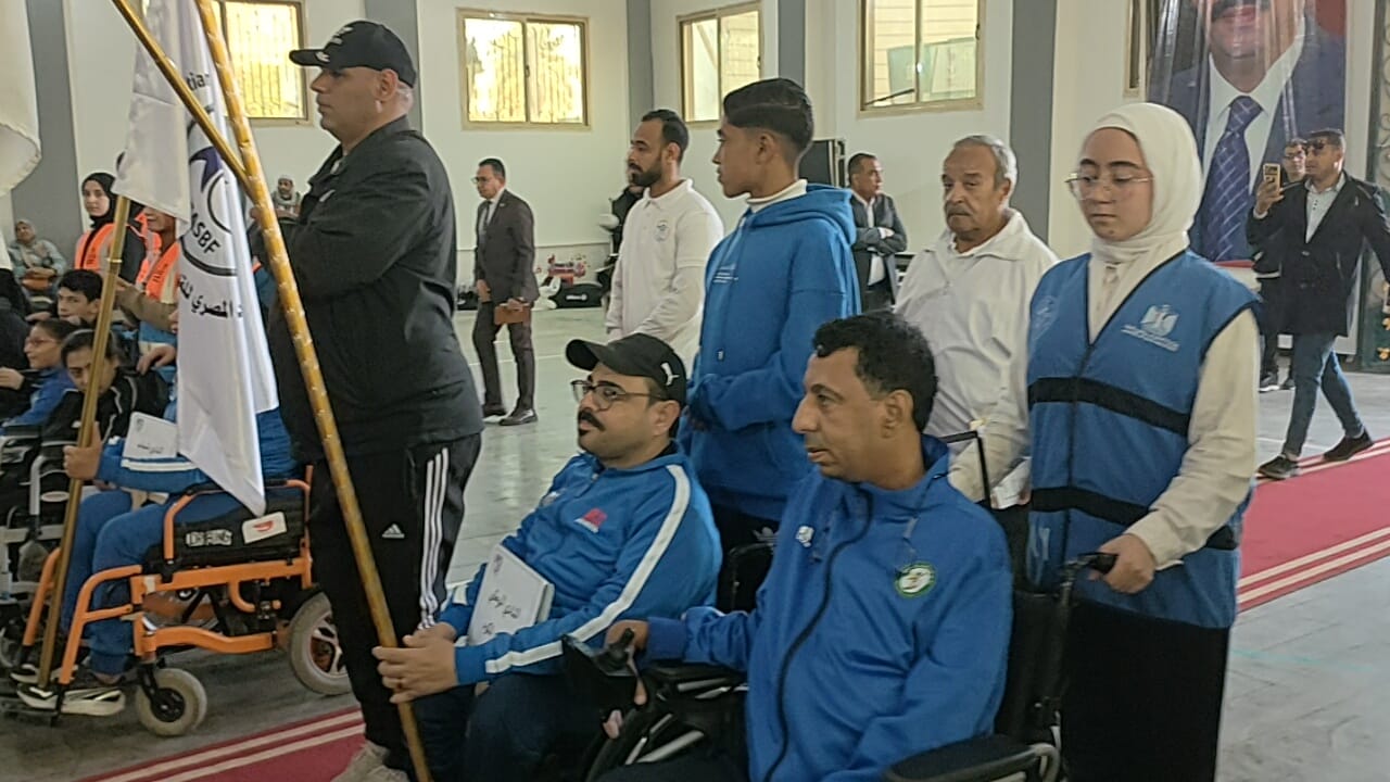 يفتح Sohag Governor بطولة Super Bochia Paralympic