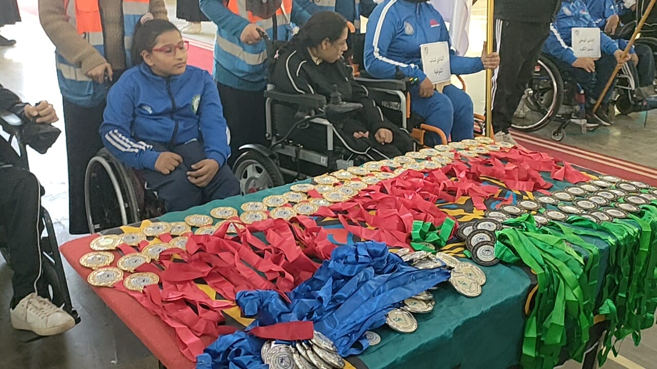 يفتح Sohag Governor بطولة Super Bochia Paralympic