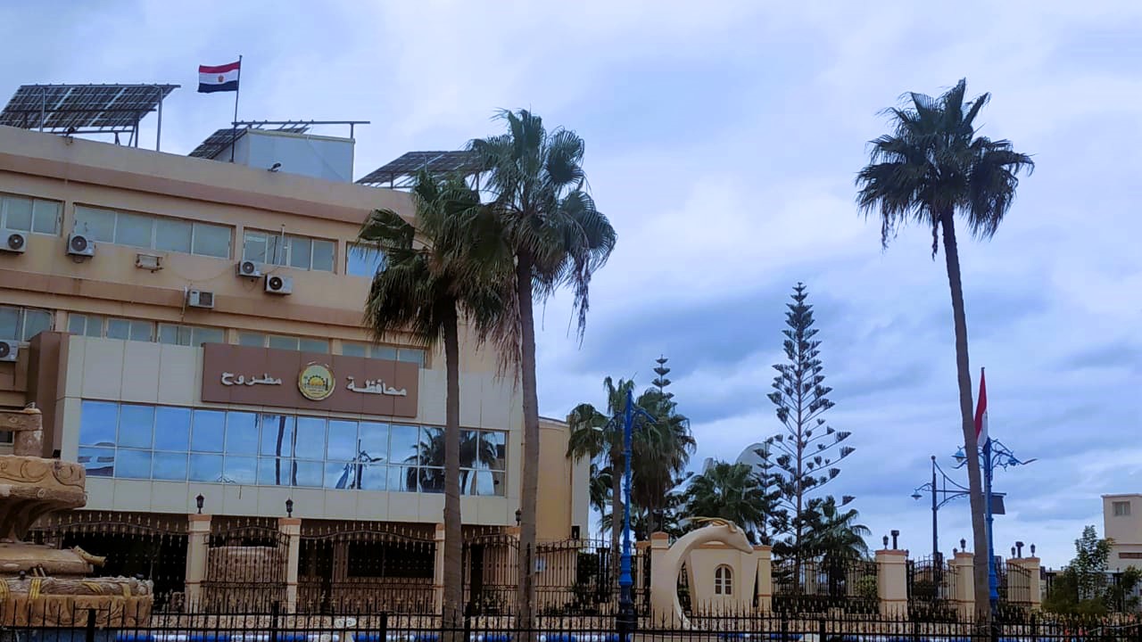 الغيوم تغطي سماء محافظة مطروح الغيوم تغطي سماء محافظة مطروح