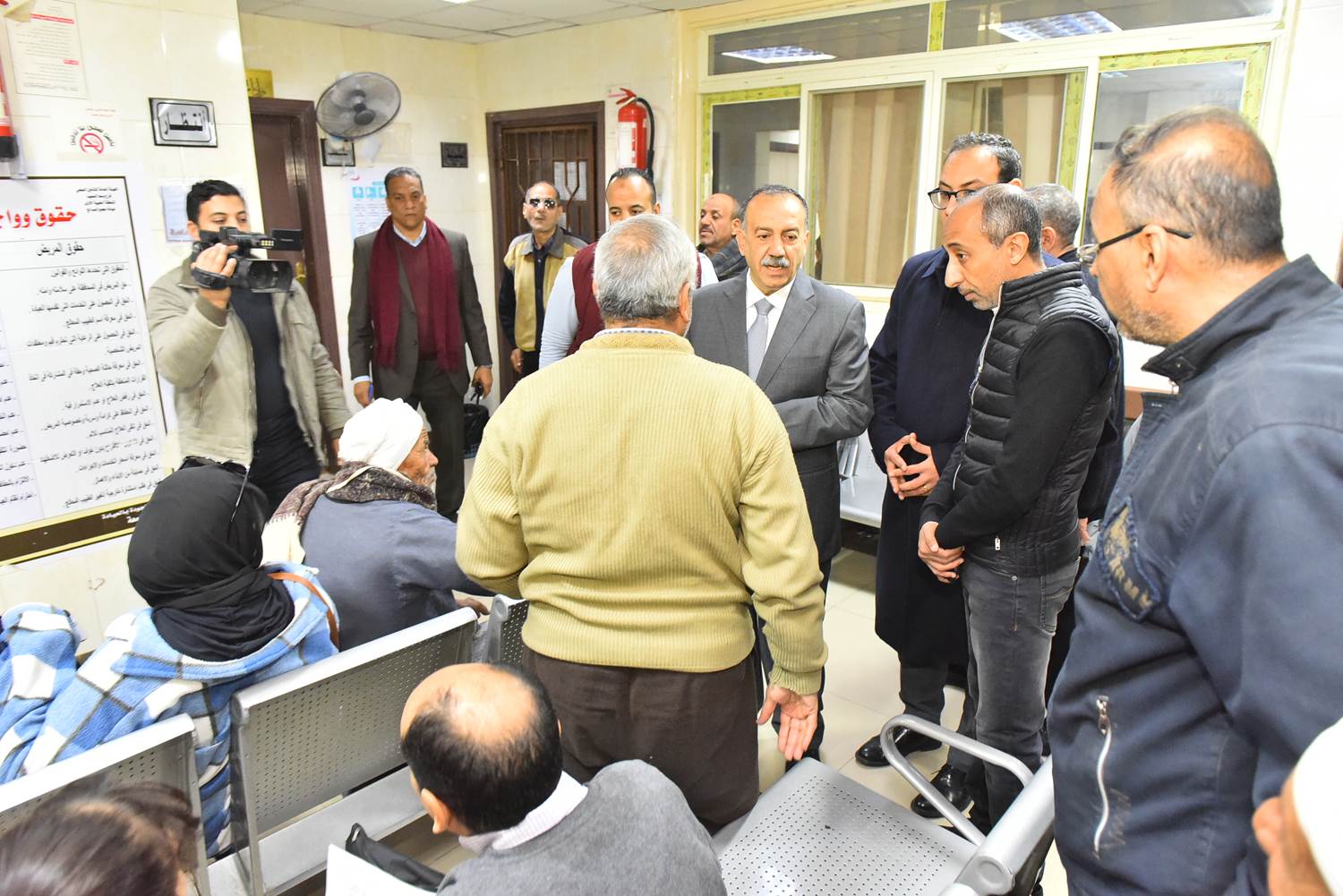 جانب من الزيارة والتفقد جانب من الزيارة والتفقد