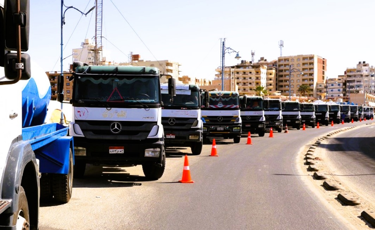 شركة مياه مطروح تستعد لموسم الامطار باسطول الطوارئ شركة مياه مطروح تستعد لموسم الامطار باسطول الطوارئ