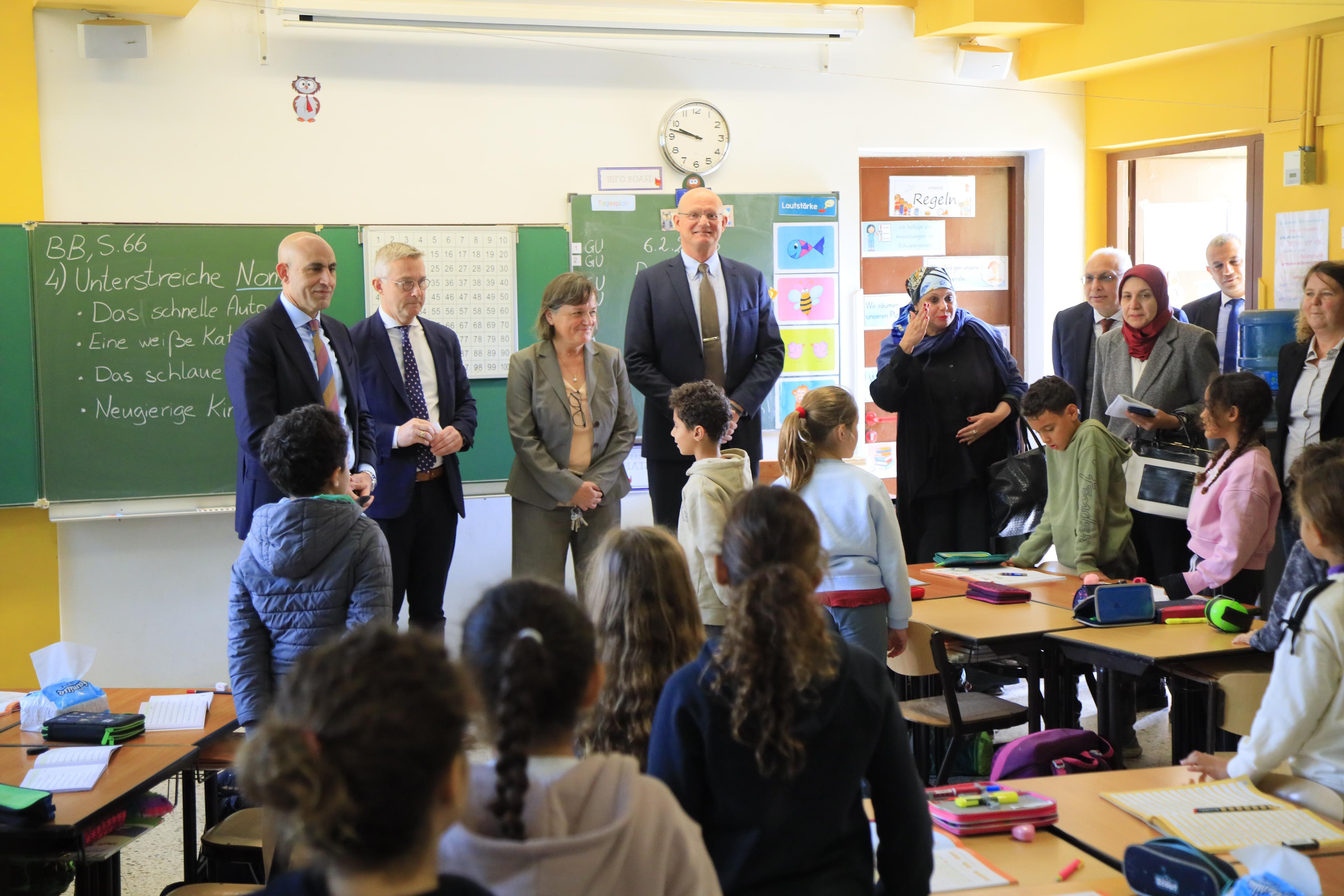 وزير التعليم يتفقد المدرسة الألمانية الإنجيلية الثانوية بالقاهرة وزير التعليم يتفقد المدرسة الألمانية الإنجيلية الثانوية بالقاهرة