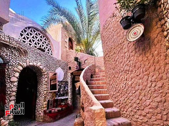 احد-فنادق-سيوة-على-الطراز-البئي---سيوة احد-فنادق-سيوة-على-الطراز-البئي---سيوة