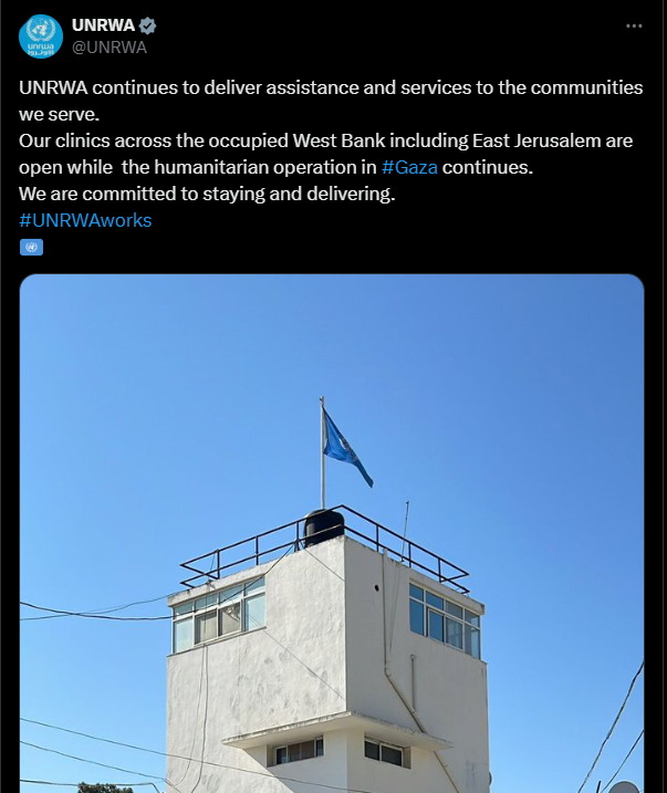 الأونروا تعلن التزامها بدعم اللاجئين الفلسطينيين