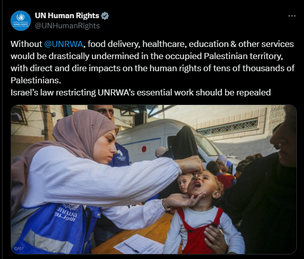 مجلس حقوق الإنسان بالأمم المتحدة يكشف تداعيات حظر نشاط الأونروا