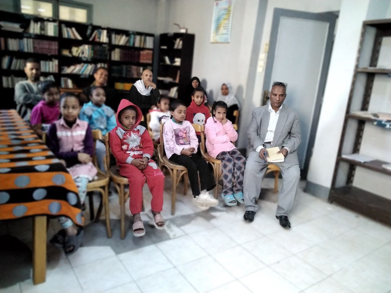 جانب من الفعاليات لدعم الأطفال بقصور الثقافة