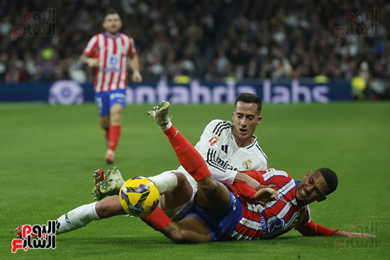 جانب من مباراة الريال واتليتكو مدريد جانب من مباراة الريال واتليتكو مدريد