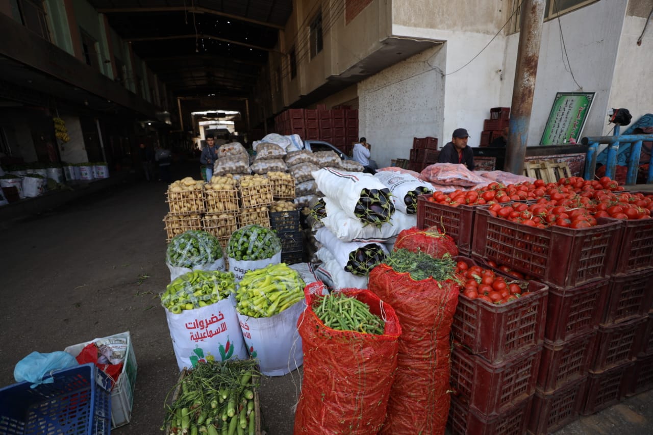 توفير الحضروات بالسوق