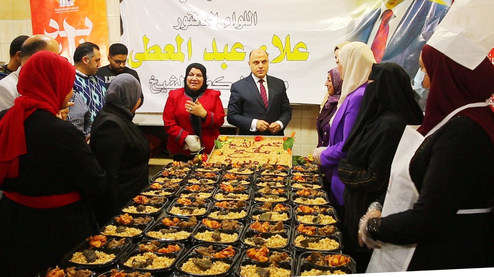 محافظ كفر الشيخ يشيد بمستوى الوجبات
