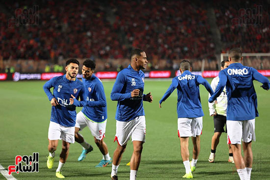 إحماء لاعبى الزمالك إحماء لاعبى الزمالك